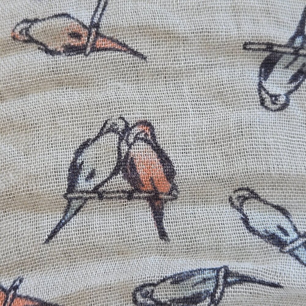 NWT Budgie Bird Parakeet Infinity Scarf Viscose - Picture 5 of 6